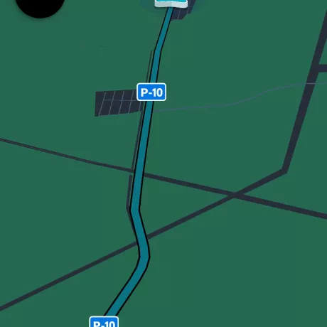 Фото місця на карті, де ми його знайшли.Траса Р-10